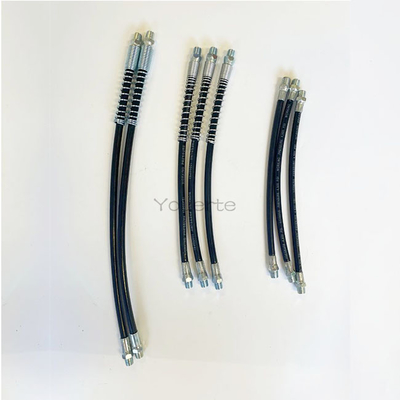 Rubber Air Grease Gun Hose High Pressure Hydraulic Flexible Line
