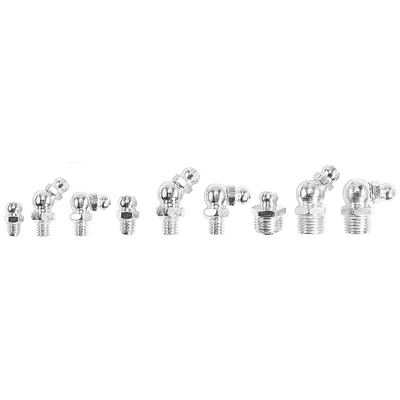 M6 M8 M10 Grease Gun Nipple Oil Nozzle Brass Straight 45 Threaded 90 Degree Grease Zerk