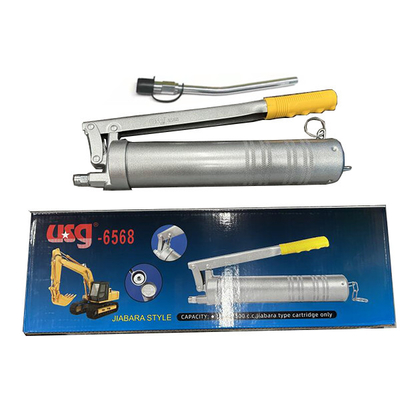 Chain Hand Grease Gun 600cc Industrial Grade Repair Tools In Carbon Steel