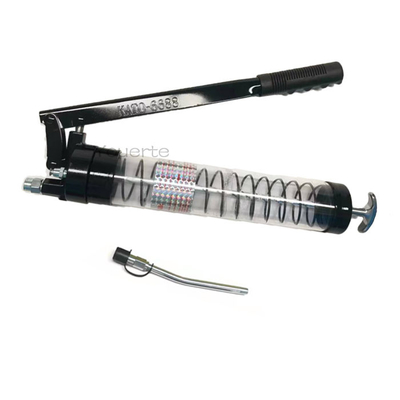 Lever Heavy Duty Pneumatic Grease Gun 600cc Hand Greaser Transparent