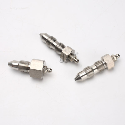 Chain Grease Gun Nozzle Stainless Steel Excavator Parts Tension Cylinder Coupler
