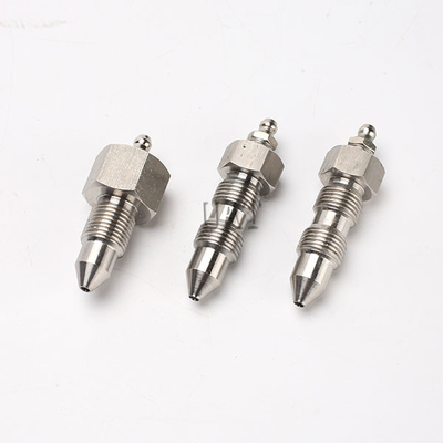 Chain Grease Gun Nozzle Stainless Steel Excavator Parts Tension Cylinder Coupler