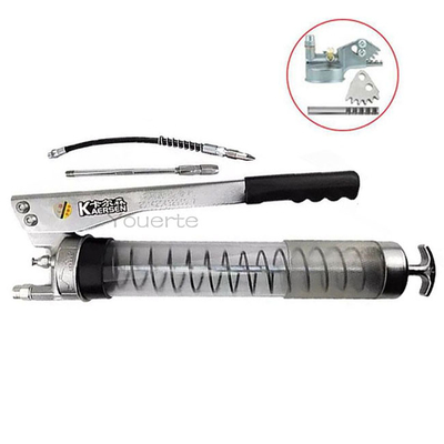 12000 Psi 900CC Pneumatic High Pressure Grease Gun With Flex Hose Removable Cylinder