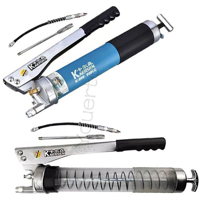 12000 Psi 900CC Pneumatic High Pressure Grease Gun With Flex Hose Removable Cylinder