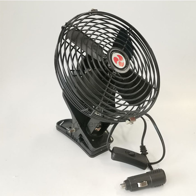 6&quot; Adjustable 12v Clip On Car Fan 24v Personal Cooling Iron Safety Grill Black