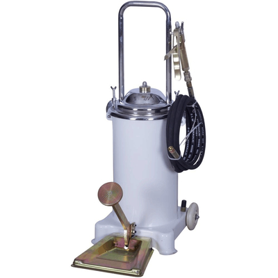 Wheeled Manual Grease Lubricator Pedal Pump Foot Step Oiler Operated grease pump
