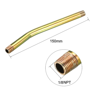 Iron 10mm Grease Gun Rigid Extension 1/8mm Thread 150mm Flexible Hose