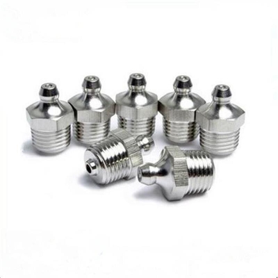 Ball Type 18mm Grease Gun Nipple M10 Nickel Straight For Motorbike Car