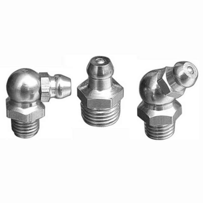 45 90 Degree Angled Grease Nipple Iron Nickel Straight Fitting Assortment Kits