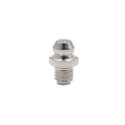 M6 Nickel Grease Gun Nipple Fitting Plated Zerk For Motorbike Car Accessories Parts
