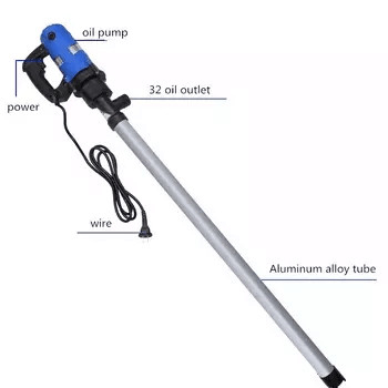 Alloy Impeller Diesel Transfer Pump / Portable Hand Operated Barrel Pump