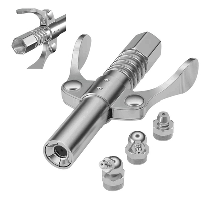 17000PSI Grease Gun Nozzle Locking Clamp Type High Pressure Oil Nozzle Coupler