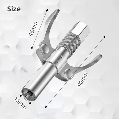 17000PSI Grease Gun Nozzle Locking Clamp Type High Pressure Oil Nozzle Coupler