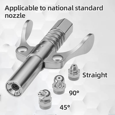 17000PSI Grease Gun Nozzle Locking Clamp Type High Pressure Oil Nozzle Coupler