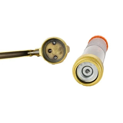 Przezroczysty cylindryczny wysokociśnieniowy ręczny smarownica 600CC Electrophorsis Gold