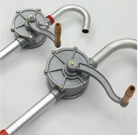 Diesel Well Barrel Hand Rotary Oil Pump 136cm Total Length