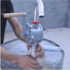 Diesel Well Barrel Hand Rotary Oil Pump 136cm Total Length