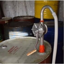 Diesel Well Barrel Hand Rotary Oil Pump 136cm Total Length