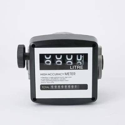 Aluminium Alloy 1 Inch 4 Digital Fuel Meter Diesel Fuel Flowmeter Mechanical