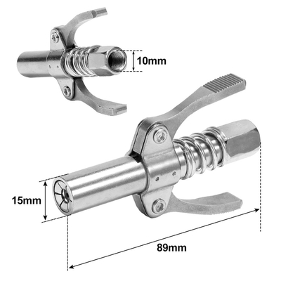 10000psi Grease Gun Coupler Handle Quick Lock Release Grease Tips Grease Fittings
