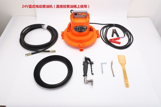 High Voltage Electric Grease Filling Machine 24V Sinking Buckle Barrel Type