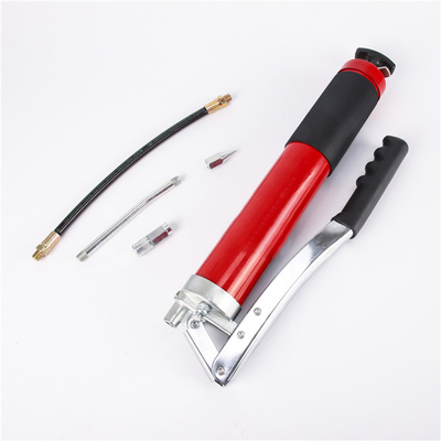 Dual Piston Lever Action Grease Gun For 600cc Bulk Loading Cast Zinc Alloy