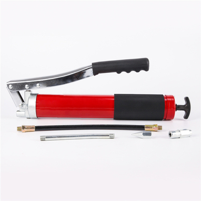 Dual Piston Lever Action Grease Gun For 600cc Bulk Loading Cast Zinc Alloy