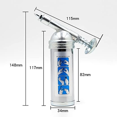 Mini Multi Grease Gun Single Hand Pump Operation Tool 80CC 1000PSI