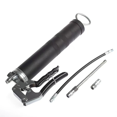 6000PSI Working Pressure Grease Gun Stainless Steel Lubrication With Rubberized Grip