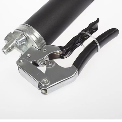 6000PSI Working Pressure Grease Gun Stainless Steel Lubrication With Rubberized Grip