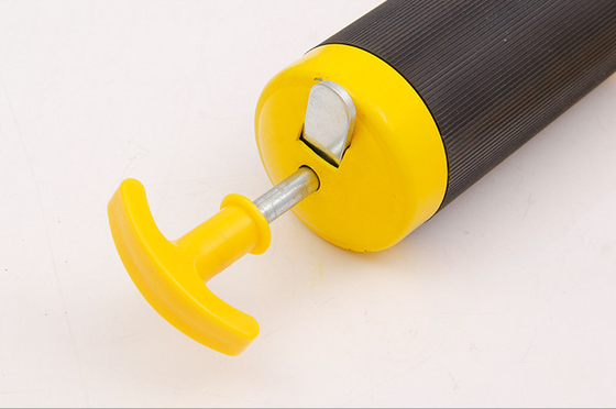 400cc Double Valve Grease Gun Pressure Rod Type Grease Gun With Nozzle