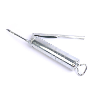 White Galvanized 400CC Grease Gun 2000PSI Grease Pump For Car Excavator
