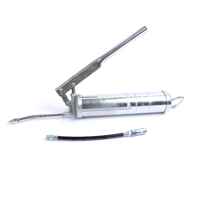 White Galvanized 400CC Grease Gun 2000PSI Grease Pump For Car Excavator