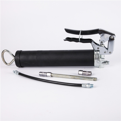6000PSI Working Pressure Hand Grease Gun Stainless Steel Lubrication With Rubberized Grip