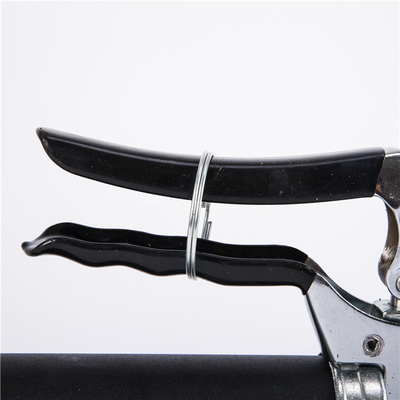 6000PSI Working Pressure Hand Grease Gun Stainless Steel Lubrication With Rubberized Grip