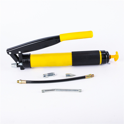 Yellow 500CC Hand Grease Gun Manual Syringe Lubricating Grease