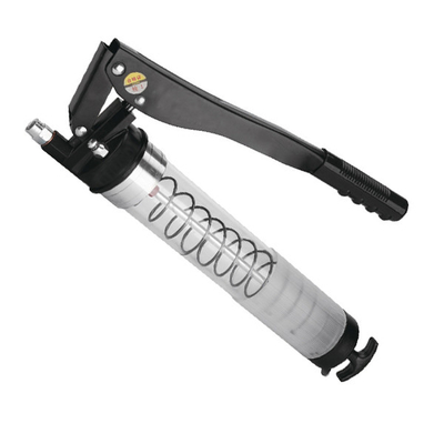 8000psi Manual Grease Gun Heavy Duty Self Priming Transparent Double Rod Grease Gun