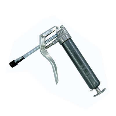 Single Hand 120cc Manual Grease Gun Chrome Plated Glossy Surface