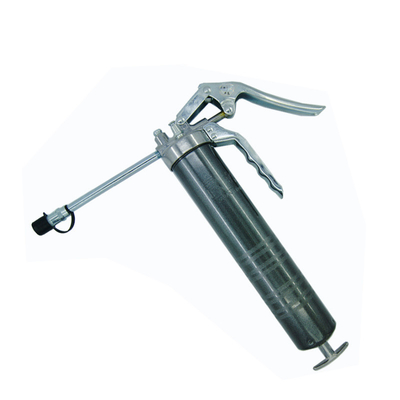 Black Single Hand Grease Gun 400cc Manual Grease Fittings 7000psi